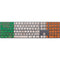 Ireland Flag Dark Wood Magic Keyboard with Numeric Keypad Skin